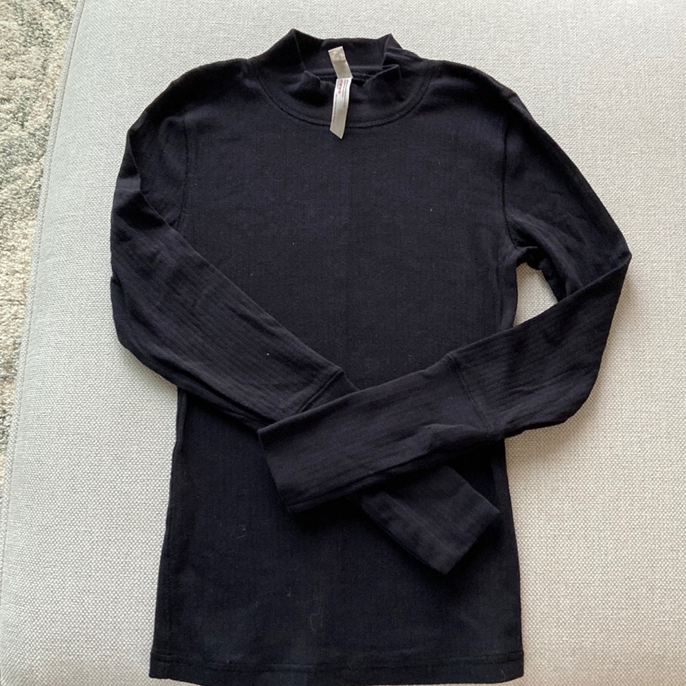 Free People distressed black top